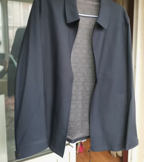 plover商政领导翻领夹克衫无痕纯色18...