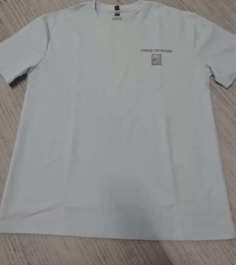 XL码短袖真维斯短袖T恤男浅蓝色 尺码：X...