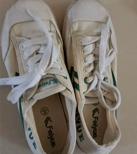 飞跃帆布鞋，38码 感兴趣的话点“我想要”...