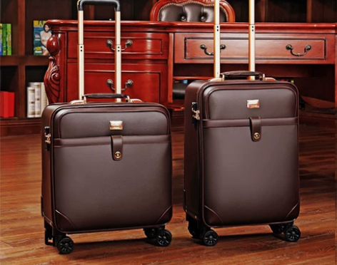珉璐保罗行李箱男士皮箱拉杆箱18寸20商务...