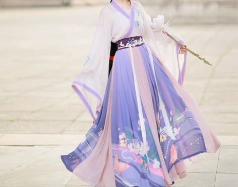 【自刀叠邮出】蝉佩紫韵原创汉服女装魏晋风交...