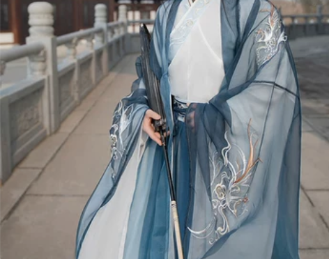 【狂欢价】汉服男正品原创侠客古装中国风晋制...