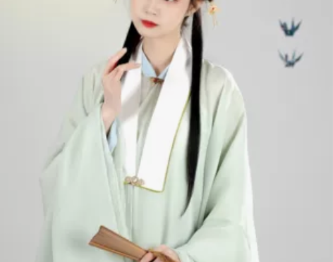 五五年 酒中仙 原创汉服女明制立领衫披风襦...