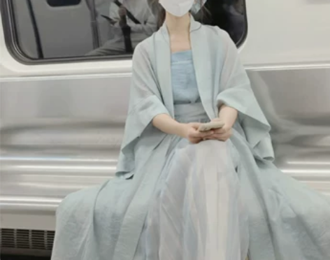 改良绿色轻汉服夏季薄款宋制超仙气飘逸古风汉...