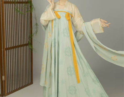 柒邑汉服女原创唐风齐胸衫裙复原款中国风古装...