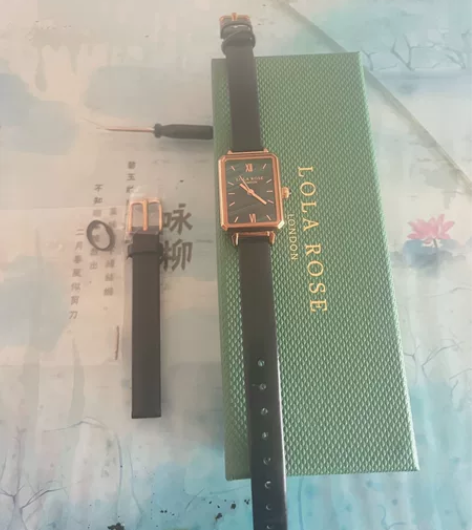 Lola Rose罗拉玫瑰小绿表女士手表小...