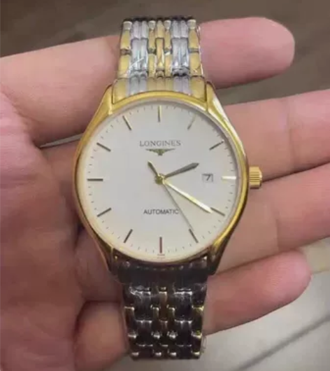 正品二手9成新  浪琴男士律雅系列全自动机...