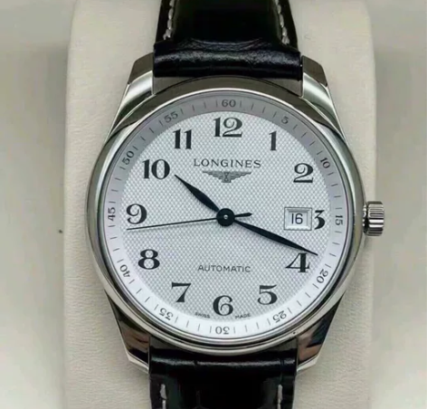 浪琴男士名匠系列+黑色皮带款+个人闲置全自...