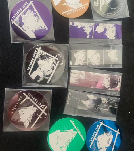 赤井秀一名侦探柯南金属镜面徽章，50毫米直...