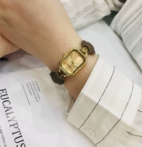 Vintage中古表复古小香轻奢手镯表石英...