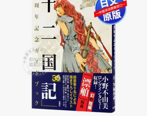 现货深图日文十二国記30周年記念ガイドブッ...