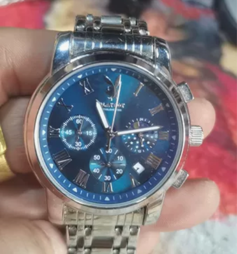 花花公子男石英表，进口大机芯。品相新净，镜...