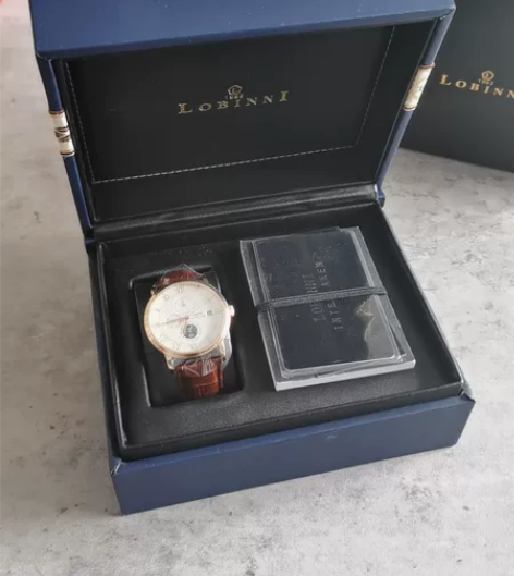 LOBINNI罗宾尼专柜正品商务男士手表男...