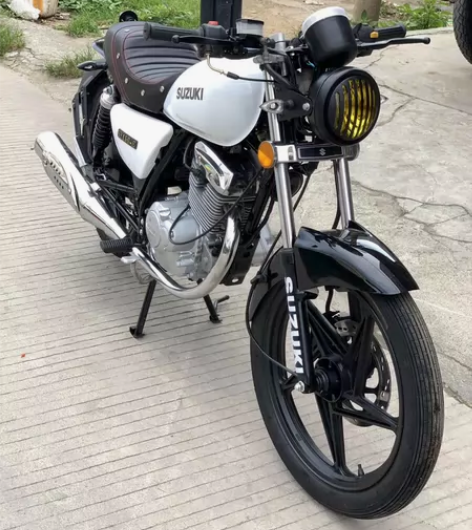 二手摩托车 性感铃木网红复古150cc 极...