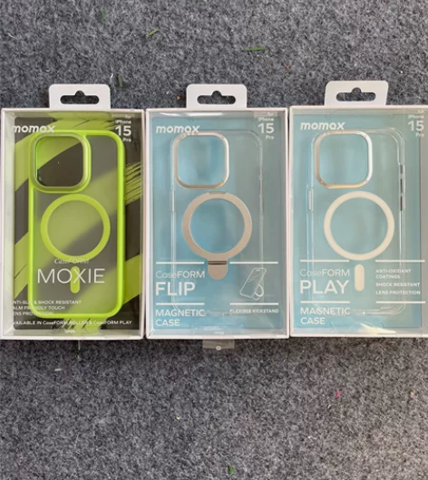 MOMAX/摩米士透明磁吸壳苹果15高清透...