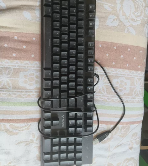 雷柏v500pro 红轴键盘，买回来没怎么...