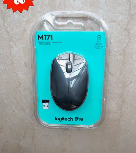 全新未拆Logitech罗技M171无线鼠...