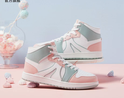 中国乔丹板鞋2023秋季新款鞋子高帮皮面休...