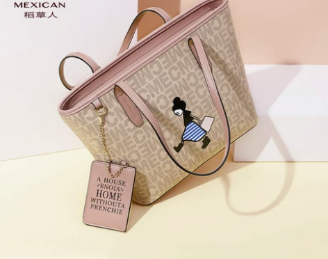 稻草人女包2022新款潮时尚单肩包大容量女...