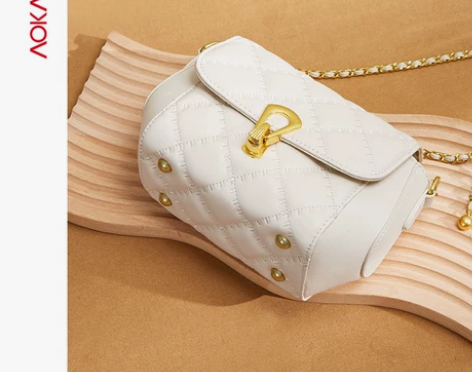 ?奥康菱格链条包2022新款斜挎包女时尚真...