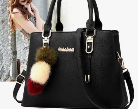 袋鼠真皮女包手提包女士包包2024新款妈妈...