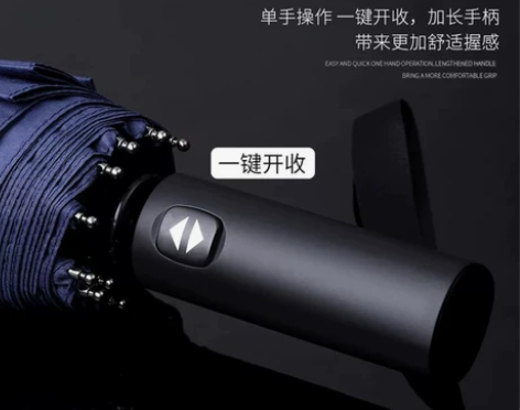 骨超大号雨伞 德国12骨全自动男十二骨加固...