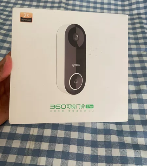 .360可视门铃，拆封使用配件齐全低价出售...