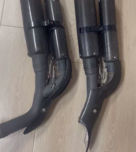 09到14年雅马哈r1手工火箭排气非常稀有...