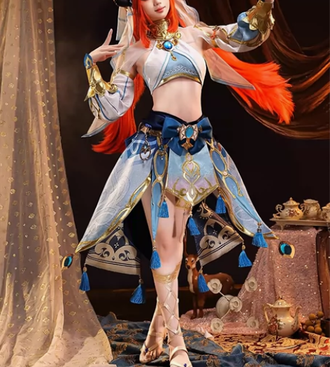 三分妄想原神cos服妮露cosplay女装...