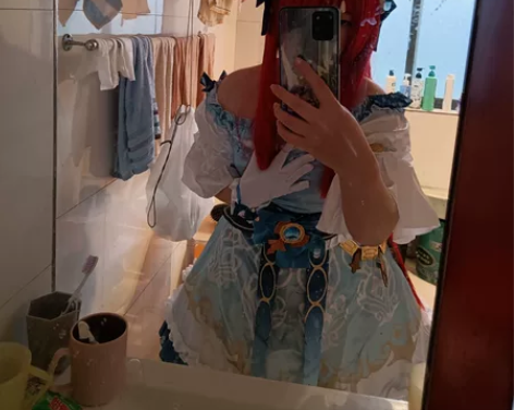 「出」原神 妮露联动cos服 除鞋外大全套...