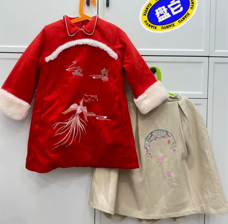 #儿童汉服唐装 【正品包邮】木森林9码12...