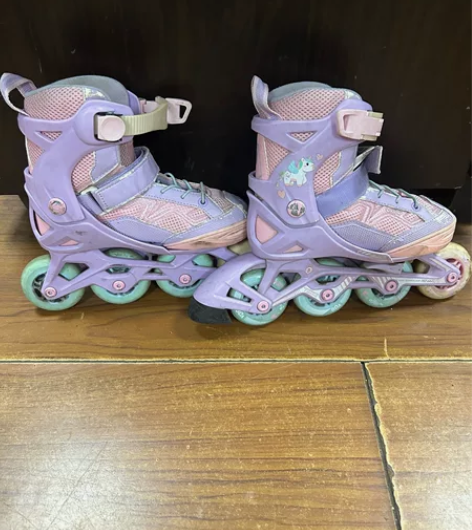 OXELO 儿童轮滑鞋FIT3-梦幻紫 2...