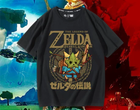 塞尔达传说王国之泪周边衣服林克联名呀哈哈日...