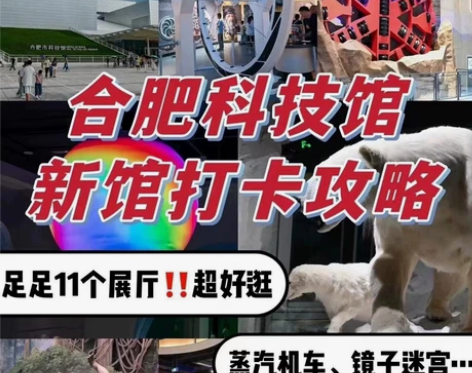 合肥科技新馆（蜀西湖馆）研学  周边 感兴...