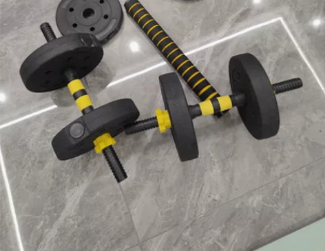 【价格超低】环保男士家用可调节哑铃杠铃10...