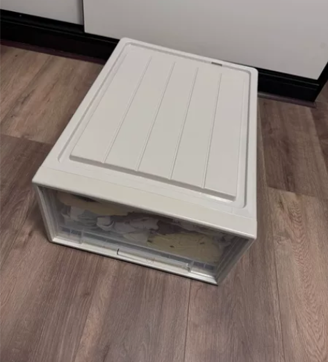 加厚抽屉式收纳柜塑料收纳箱大号透明衣柜内衣...