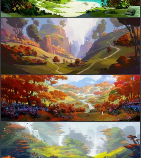 【场景原画在线接单 可开票】场景原画接单 ...