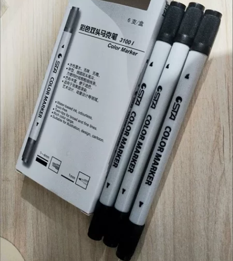 点柱笔斯塔STA快题练习马克笔建筑设计专用...