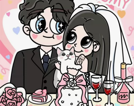 可加急出图超快Q版手绘头像 除例图也可定制...