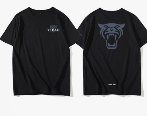 新款野豹台球短袖t恤中台球俱乐部比赛裁判教...