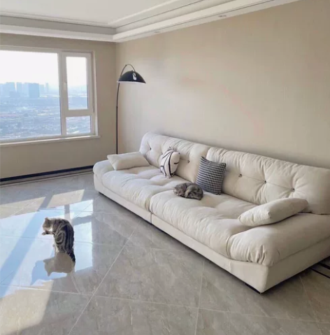 【清仓处理】云朵沙发科技布艺沙发客厅小户型...