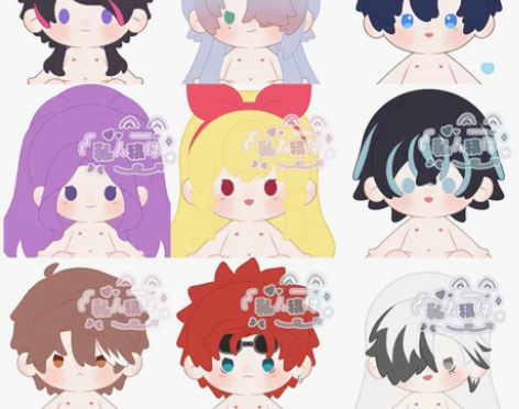 （默认买断）40cm坐娃 坐姿棉花娃娃 仿...