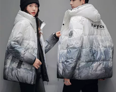 反季羽绒服男渐变色清仓青少年新款防风冬季新...