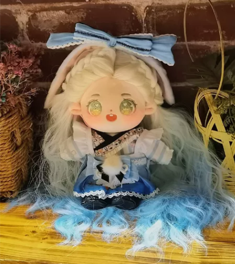 出20cm高温丝棉花娃娃芙蕾雅 只有裸娃，...