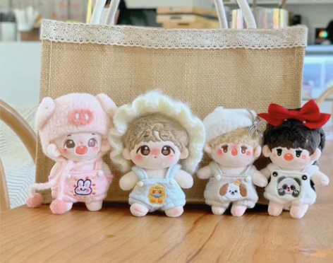 包邮现货10cm棉花娃娃衣 胖胖体海星体可...