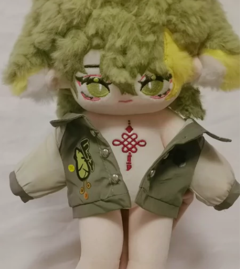 娃娃：山神狐狸  有骨架和尾巴加购  未打...