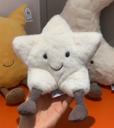 全新Jellycat趣味星星安抚玩偶毛绒玩...