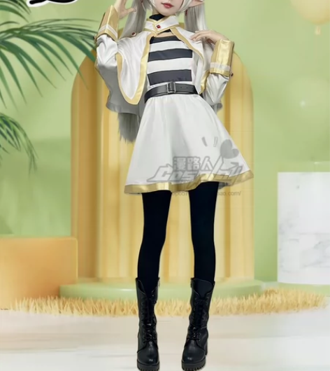 漫路人葬送的芙莉莲cos服精灵魔法使芙丽莲...