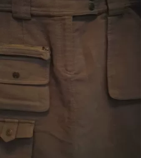 开春特价军旅风中长半裙 腰围77左右，臀围...