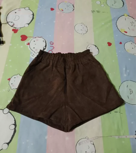 女裤M码 休闲短裤裤衩腰围一尺九 详细尺码...